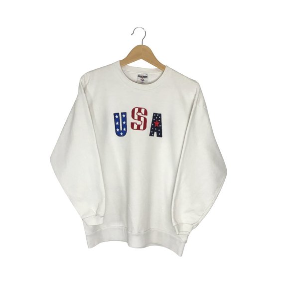 Vintage USA Pullover Sweatshirt - Women's Large - Picture 1 of 2